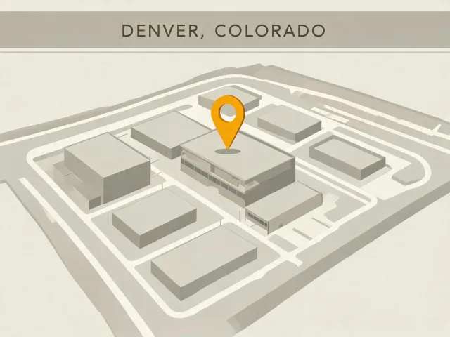 Map illustration of Johns Manville technical campus