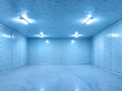 Cold storage warehouse insulated envelope