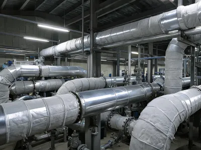 Industrial plant mechanical insulation